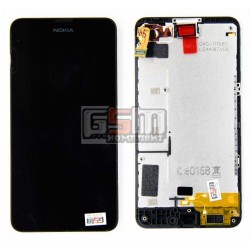 Дисплей для Nokia 630 Lumia Dual Sim, черный, с сенсорным экраном (дисплейный модуль), с рамкой Дисплей для Nokia 630 Lumia Dual Sim, черный, с сенсорным экраном (дисплейный модуль), с рамкой