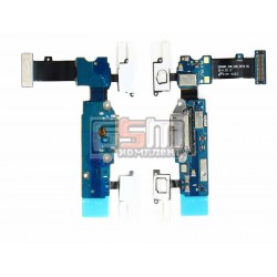 Шлейф для Samsung G900H Galaxy S5, коннектора зарядки, с компонентами