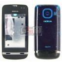 Корпус для Nokia 311 Asha, чорний, China quality ААА