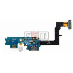 Шлейф для Samsung I9105 Galaxy S2 Plus, коннектора зарядки, микрофона, с компонентами