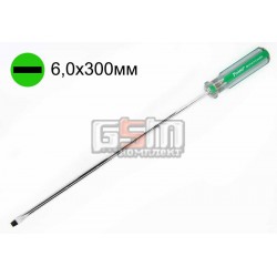 Отвертка шлицевая Pro'sKit 89121A, SL 6 мм, 300 мм
