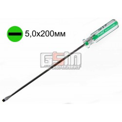 Отвертка шлицевая Pro'sKit 89115A, SL 5 мм, 200 мм