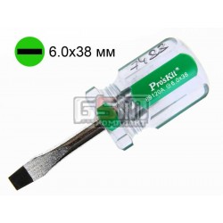 Отвертка шлицевая Pro'sKit 89120A, SL 6 мм, 40 мм