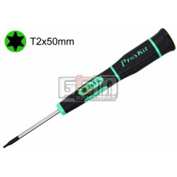 Pro'sKit SD-081-T2 Отвертка прецизионная звездообразная (Torx) Pro'sKit SD-081-T2 Отвертка прецизионная звездообразная (Torx)