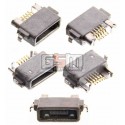 Коннектор зарядки Micro-USB для Sony Ericsson ST18i, WT18, WT19; Sony C6602 L36h Xperia Z, C6603 L36i Xperia Z, LT25i Xperia V, LT26W Xperia acro S, ST25i Xperia U, 5 pin, тип-B