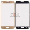 Скло дисплея Samsung G900F Galaxy S5, G900H Galaxy S5, G900T Galaxy S5, золоте
