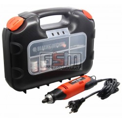 Шлифовальная машина (гравер) BLACK&DECKER RT650KA-QS 90вт 8000-27000 с набором насадок