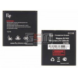 Аккумулятор BL7403 для Fly IQ431 Glory, оригинал, (Li-ion 3.7V 1300mAh), (381W94000003/7020220100) Аккумулятор BL7403 для Fly IQ431 Glory, оригинал, (Li-ion 3.7V 1300mAh), (381W94000003/7020220100)