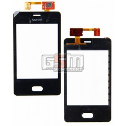 Тачскрин для Nokia 501 Asha, черный Тачскрин для Nokia 501 Asha, черный