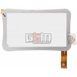 Тачскрин (сенсорный экран, сенсор) для китайского планшета 7, 30 pin, с маркировкой ZHC-Q8-057A, для Kids dual core A9 X23, размер 177*111 мм, белый