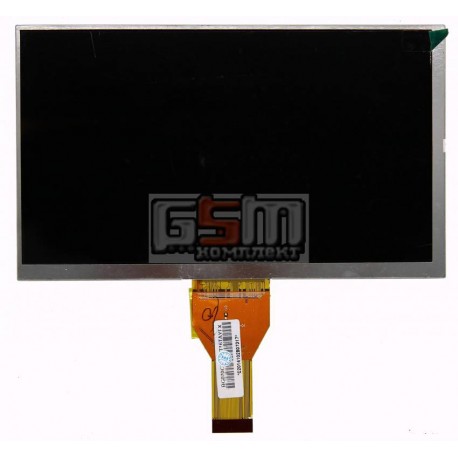 Экран (дисплей, монитор, LCD) для китайского планшета 7", 30 pin, с маркировкой WY070ML757CP21B, BF757-070-01, 705-070 V1, BF705
