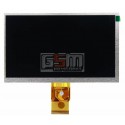 Екран (дисплей, монітор, LCD) для китайського планшету 7, 50 pin, з маркуванням H-B07015FPC-32, MF0701595002A, M070VGB50-09A1, FPC0705010, HY7D-24LED, KR070PB2S, 1030300578, ZKSD7005008, розмір 164*97 мм, товщина 3 мм