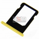 Тримач SIM-карти для iPhone 5C, жовтий
