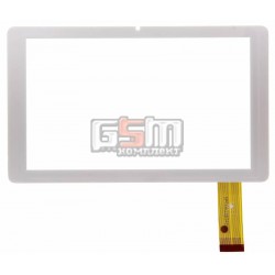 Тачскрин (сенсорный экран, сенсор) для китайского планшета 7, 30 pin, с маркировкой TPC0250 VER1.0, для AllFine Fine 7 Genius, размер 179*107 мм, белый