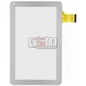 Тачскрін (сенсорний екран, сенсор) для китайського планшету 10.1, 50 pin, с маркировкой E-C10068-01, FPC100-014, размер 256*159, белый