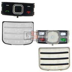 Клавиатура для Nokia 6700c, серебристая, русская