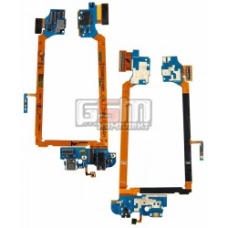 Шлейф для LG G2 D800, G2 D801, G2 D803, коннектора зарядки, коннектора наушников, микрофона, с компонентами