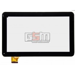 Тачскрин (сенсорный экран, сенсор) для китайского планшета 10.1, 45 pin, с маркировкой 300-N4826B-A00, 10112-0C4826B, PB101A2595 FHX, QSD 701-10059-02, для iconBIT NetTAB Thor LX 3G Plus NT-1024T, DEXP URSUS 10EV 3G, Prestigio Wize 3021 3G, Prestigio Mul