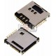 Коннектор SIM-карты для Samsung C3010, P900, S5230 Star, S5230W, коннектор карты памяти