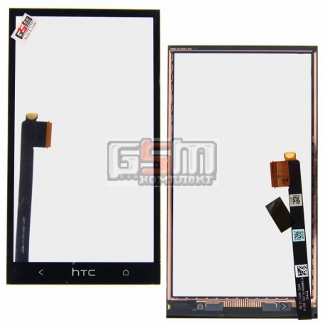Тачскрин для HTC One M7 801e, One M7 801n, черный