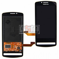 Дисплей для Nokia 700, черный, copy, с сенсорным экраном (дисплейный модуль) Дисплей для Nokia 700, черный, copy, с сенсорным экраном (дисплейный модуль)