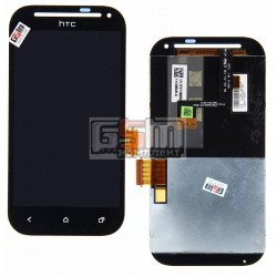 Дисплей для HTC T326e Desire SV, чорний, з сенсорним екраном (дисплейний модуль)
