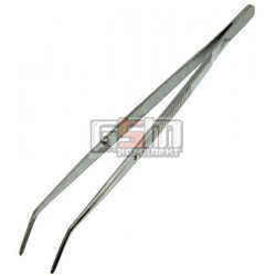 Пинцет медицинский изогнутый 150 мм