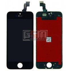 Дисплей для iPhone 5C, черный, high-copy, с сенсорным экраном (дисплейный модуль), с рамкой Дисплей для iPhone 5C, черный, high-copy, с сенсорным экраном (дисплейный модуль), с рамкой