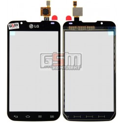 Тачскрин для LG P715 Optimus L7 II, черный Тачскрин для LG P715 Optimus L7 II, черный