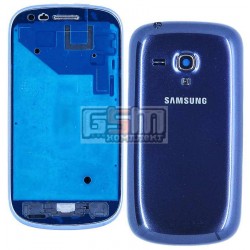 Корпус для Samsung I8190 Galaxy S3 mini, синій