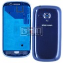 Корпус для Samsung I8190 Galaxy S3 mini, синій