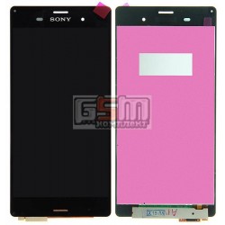 Дисплей для Sony D6603 Xperia Z3, D6633 Xperia Z3 DS, D6643 Xperia Z3, D6653 Xperia Z3, черный, original (PRC), с сенсорным экра