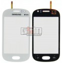 Тачскрін для Samsung S6810 Galaxy Fame, білий
