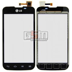 Тачскрин для LG E455 Optimus L5 Dual SIM, черный Тачскрин для LG E455 Optimus L5 Dual SIM, черный