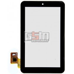 Тачскрин (сенсорный экран, сенсор) для китайского планшета 7, 6 pin, с маркировкой FPC-CTP-0700-083-1, для Prestigio PMP5770D, PMP5770C, размер 185*113 мм, черный