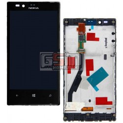 Дисплей для Nokia 720 Lumia, черный, с сенсорным экраном (дисплейный модуль), с рамкой Дисплей для Nokia 720 Lumia, черный, с сенсорным экраном (дисплейный модуль), с рамкой