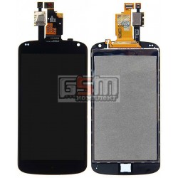 Дисплей для LG E960 Nexus 4, черный, с сенсорным экраном (дисплейный модуль) Дисплей для LG E960 Nexus 4, черный, с сенсорным экраном (дисплейный модуль)