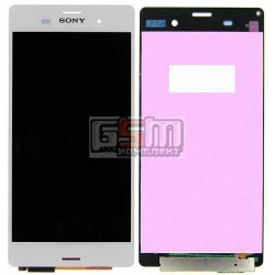 Дисплей для Sony D6603 Xperia Z3, D6633 Xperia Z3 DS, D6643 Xperia Z3, D6653 Xperia Z3, белый, original (PRC), с сенсорным экран
