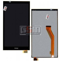 Дисплей для HTC Desire 816, черный, с сенсорным экраном (дисплейный модуль), желтый шлейф