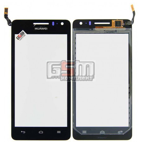 Тачскрин для Huawei U8950 Honor+ Ascend G600, U9508 Honor 2, черный