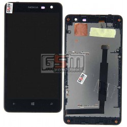 Дисплей для Nokia 625 Lumia, черный, с сенсорным экраном (дисплейный модуль), с рамкой Дисплей для Nokia 625 Lumia, черный, с сенсорным экраном (дисплейный модуль), с рамкой