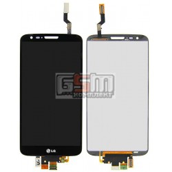 Дисплей для LG G2 D800, G2 D801, G2 D803, LS980, VS980, черный, original (PRC), с сенсорным экраном (дисплейный модуль), 34 pin