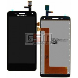 Дисплей для Lenovo S660, черный, с сенсорным экраном (дисплейный модуль)