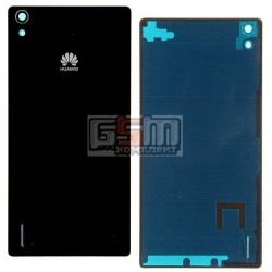 Задняя панель корпуса для Huawei Ascend P7, черная Задняя панель корпуса для Huawei Ascend P7, черная