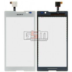 Тачскрин для Sony C2305 S39h Xperia C, белый Тачскрин для Sony C2305 S39h Xperia C, белый