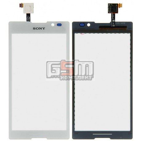 Тачскрин для Sony C2305 S39h Xperia C, белый