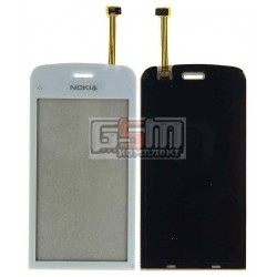 Тачскрін для Nokia C5-03, C5-06, China quality, білий