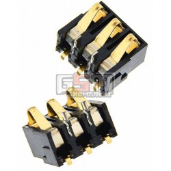 Коннектор батареи для Nokia 1100, 1110, 1112, 3220, 3230, 6020, 6030, 6100, 6101, 6131, 6230, 6230i, 6300, 7610 Коннектор батареи для Nokia 1100, 1110, 1112, 3220, 3230, 6020, 6030, 6100, 6101, 6131, 6230, 6230i, 6300, 7610