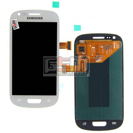 Дисплей для Samsung I8190 Galaxy S3 mini, белый, с сенсорным экраном (дисплейный модуль)