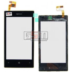 Тачскрин для Nokia 520 Lumia, 525 Lumia, черный, с рамкой Тачскрин для Nokia 520 Lumia, 525 Lumia, черный, с рамкой